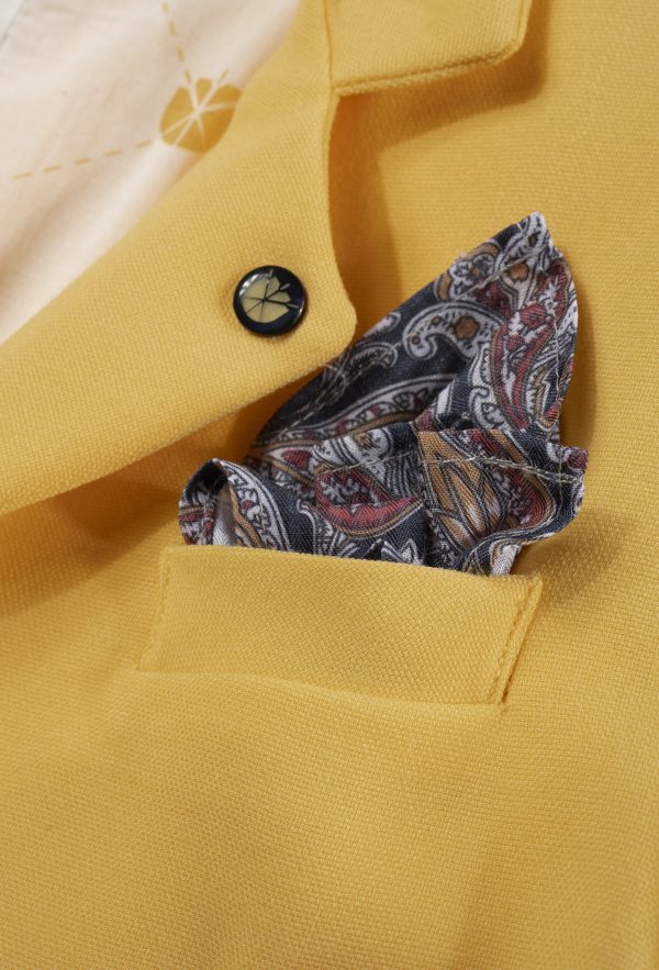 Marynarka chłopięca w kolorze cytrynowego kremu