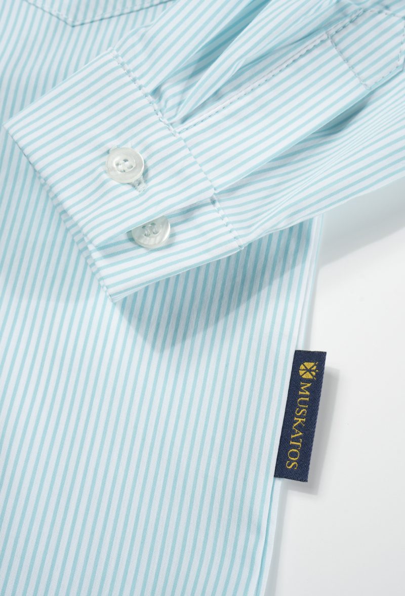 Koszula w miętowe paski