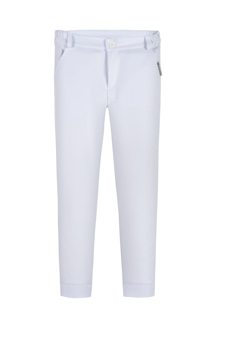 Białe spodnie eleganckie