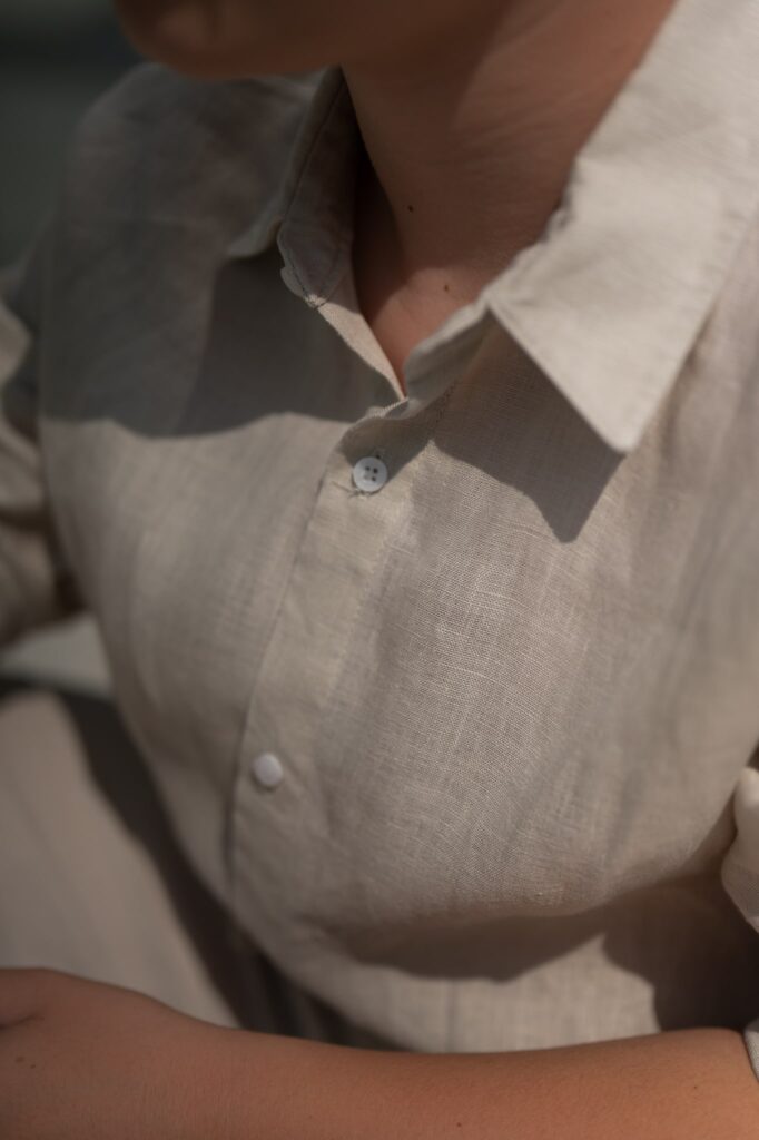 Koszula lniana chłopięca