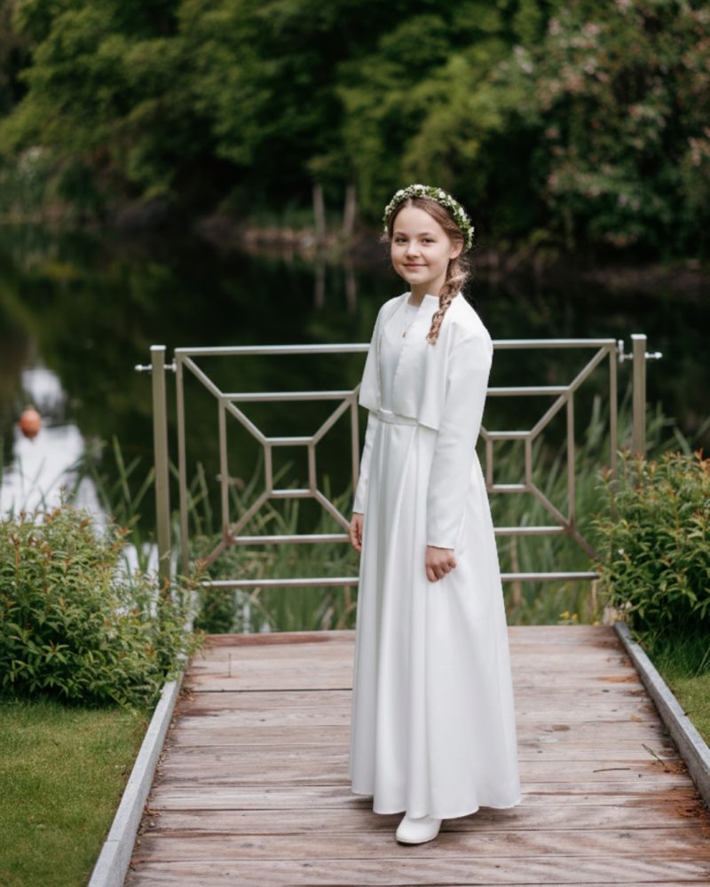 Sukienka komunijna biała